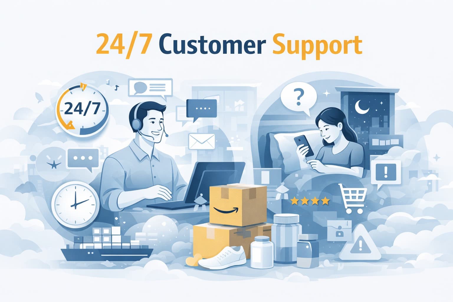 24/7 Customer Support Hero Image